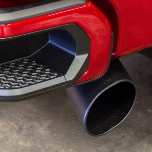 GMC Sierra 3500 HD Performance Exhaust - Banks Power - Monster Exhaust System Cerakote Black SideKick Tip - Black - `20-`21